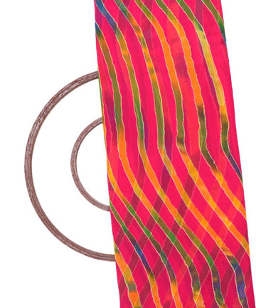 Buy Now Leheriya Georgette Fabric Kurti Cloth Material Online